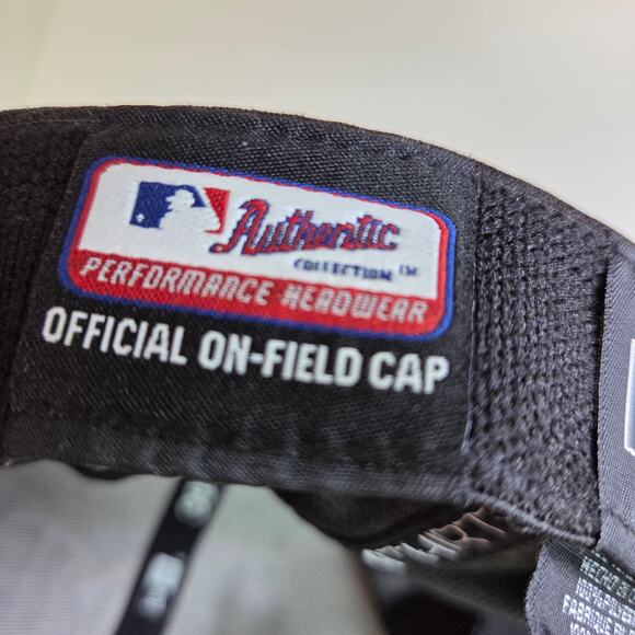 New Era 39THIRTY Houston Astros 2017 World Series Champs Hat OSFM Black Gray - Picture 11 of 11